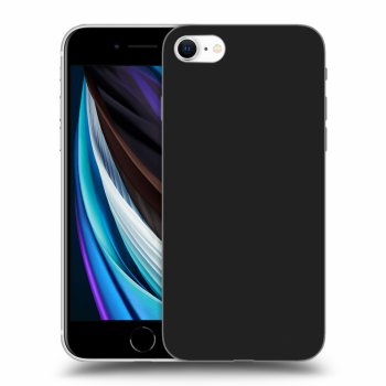Picasee fekete szilikon tok az alábbi mobiltelefonokra Apple iPhone SE 2020 - Clear