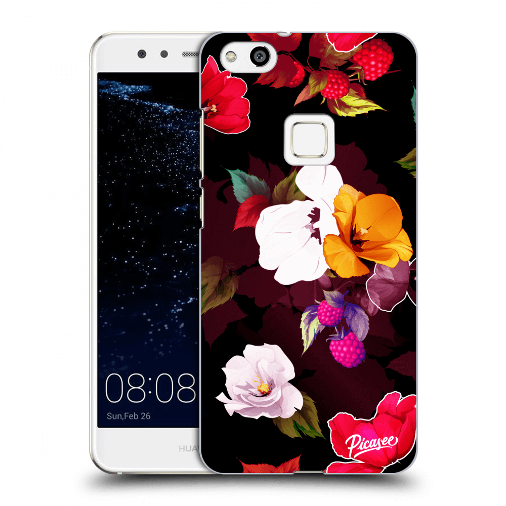 Picasee átlátszó szilikon tok az alábbi mobiltelefonokra Huawei P10 Lite - Flowers and Berries