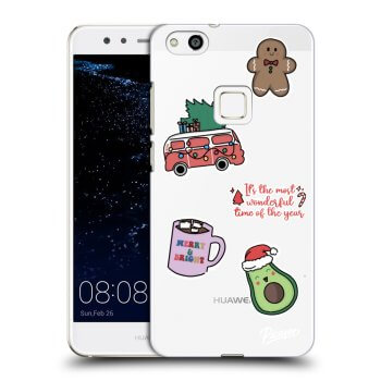 Picasee átlátszó szilikon tok az alábbi mobiltelefonokra Huawei P10 Lite - Christmas Stickers