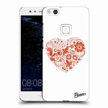 Picasee átlátszó szilikon tok az alábbi mobiltelefonokra Huawei P10 Lite - Big heart