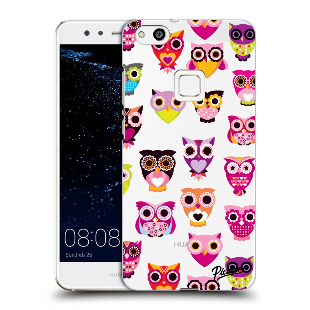 Picasee átlátszó szilikon tok az alábbi mobiltelefonokra Huawei P10 Lite - Owls