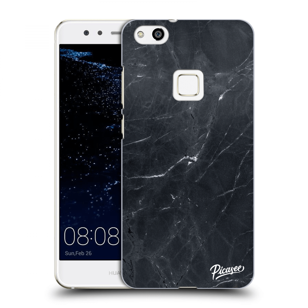 Picasee átlátszó szilikon tok az alábbi mobiltelefonokra Huawei P10 Lite - Black marble