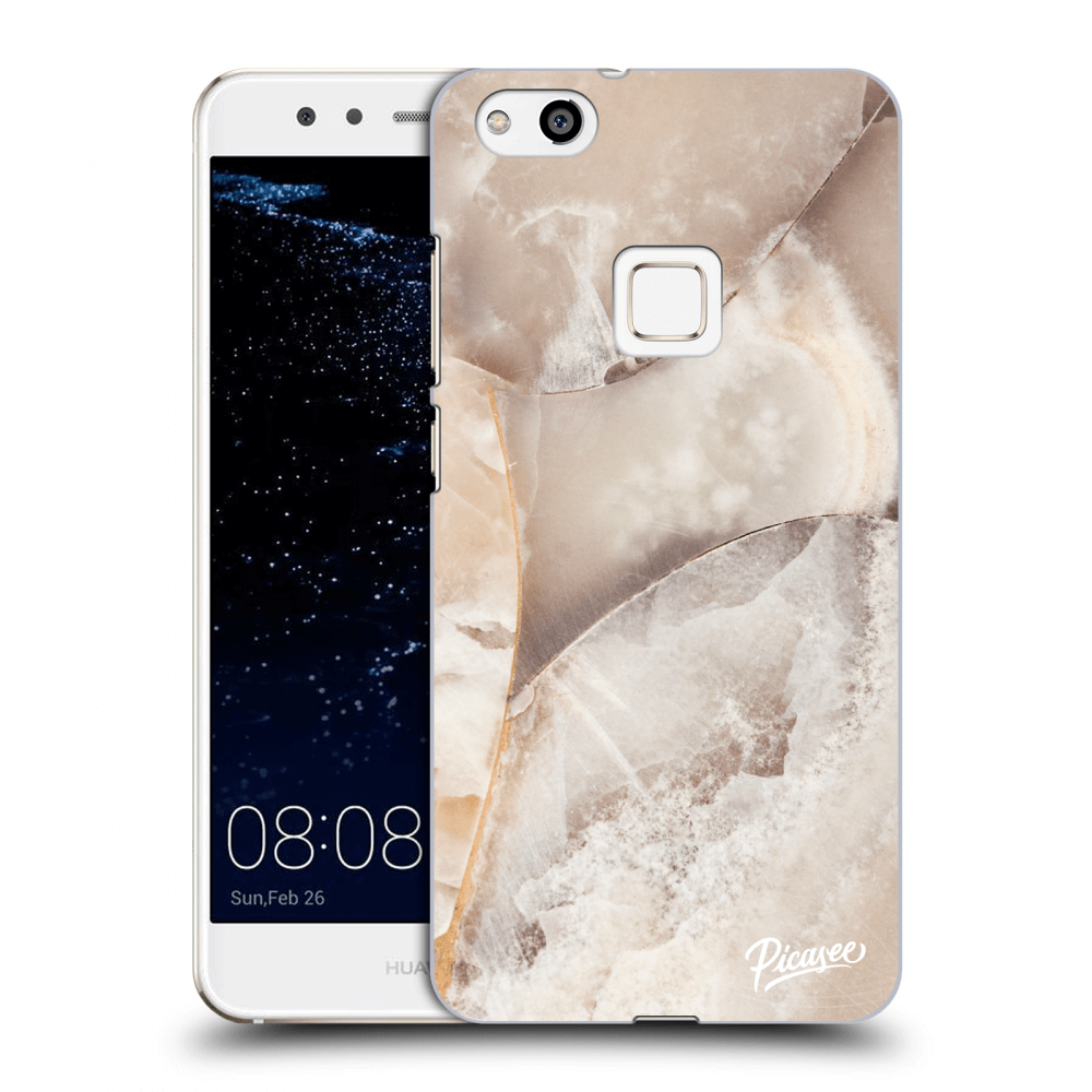 Picasee átlátszó szilikon tok az alábbi mobiltelefonokra Huawei P10 Lite - Cream marble