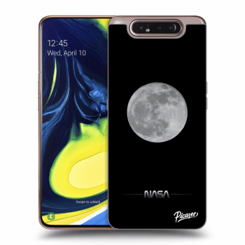 Picasee átlátszó szilikon tok az alábbi mobiltelefonokra Samsung Galaxy A80 A805F - Moon Minimal