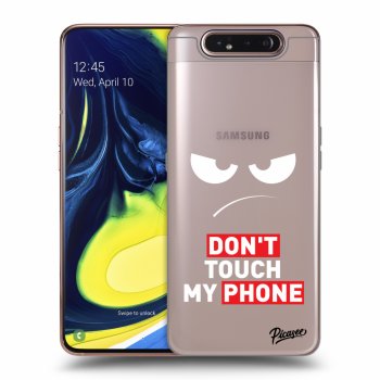 Tok az alábbi mobiltelefonokra Samsung Galaxy A80 A805F - Angry Eyes - Transparent