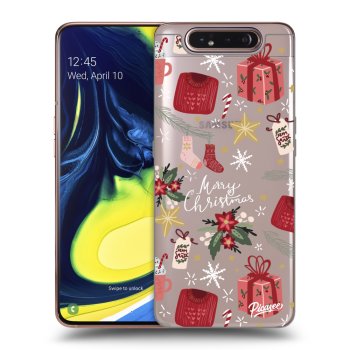 Tok az alábbi mobiltelefonokra Samsung Galaxy A80 A805F - Christmas
