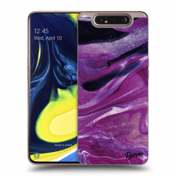 Tok az alábbi mobiltelefonokra Samsung Galaxy A80 A805F - Purple glitter