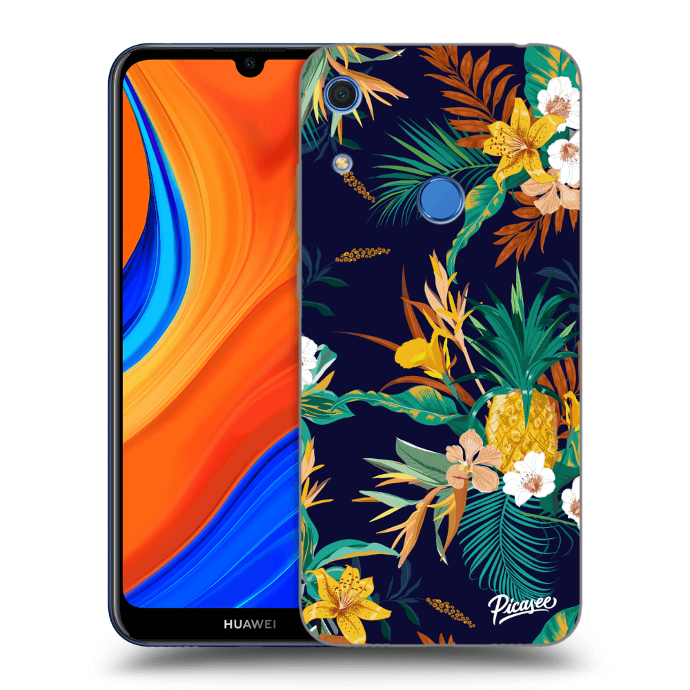 Picasee átlátszó szilikon tok az alábbi mobiltelefonokra Huawei Y6S - Pineapple Color