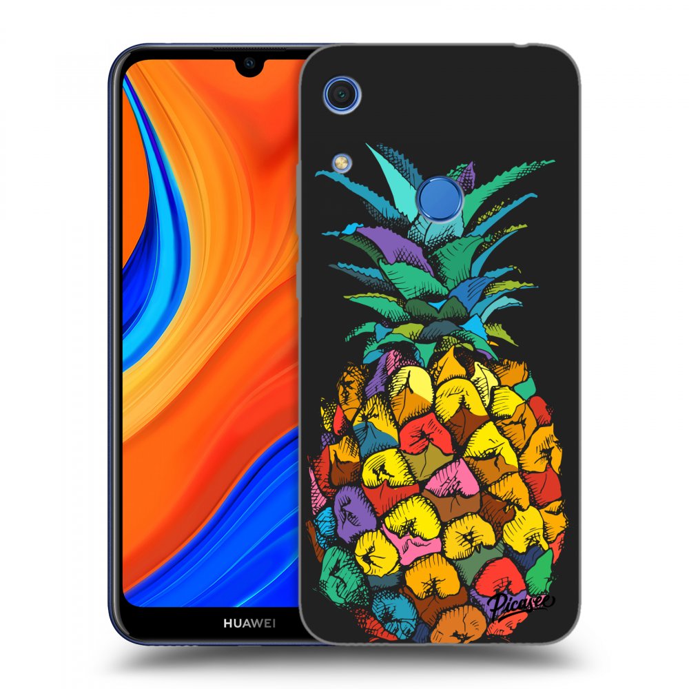 Picasee fekete szilikon tok az alábbi mobiltelefonokra Huawei Y6S - Pineapple