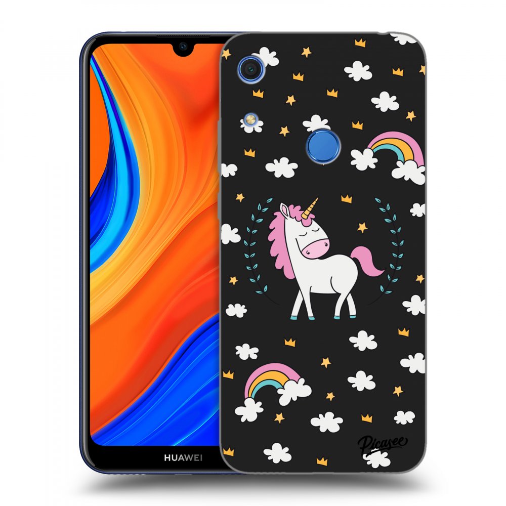 Picasee fekete szilikon tok az alábbi mobiltelefonokra Huawei Y6S - Unicorn star heaven