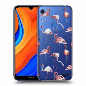 Picasee átlátszó szilikon tok az alábbi mobiltelefonokra Huawei Y6S - Flamingos