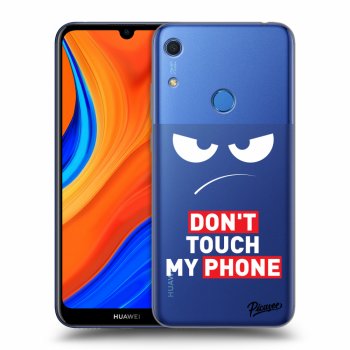 Tok az alábbi mobiltelefonokra Huawei Y6S - Angry Eyes - Transparent