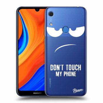 Picasee átlátszó szilikon tok az alábbi mobiltelefonokra Huawei Y6S - Don't Touch My Phone