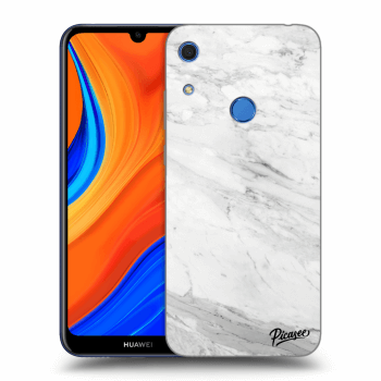 Picasee átlátszó szilikon tok az alábbi mobiltelefonokra Huawei Y6S - White marble