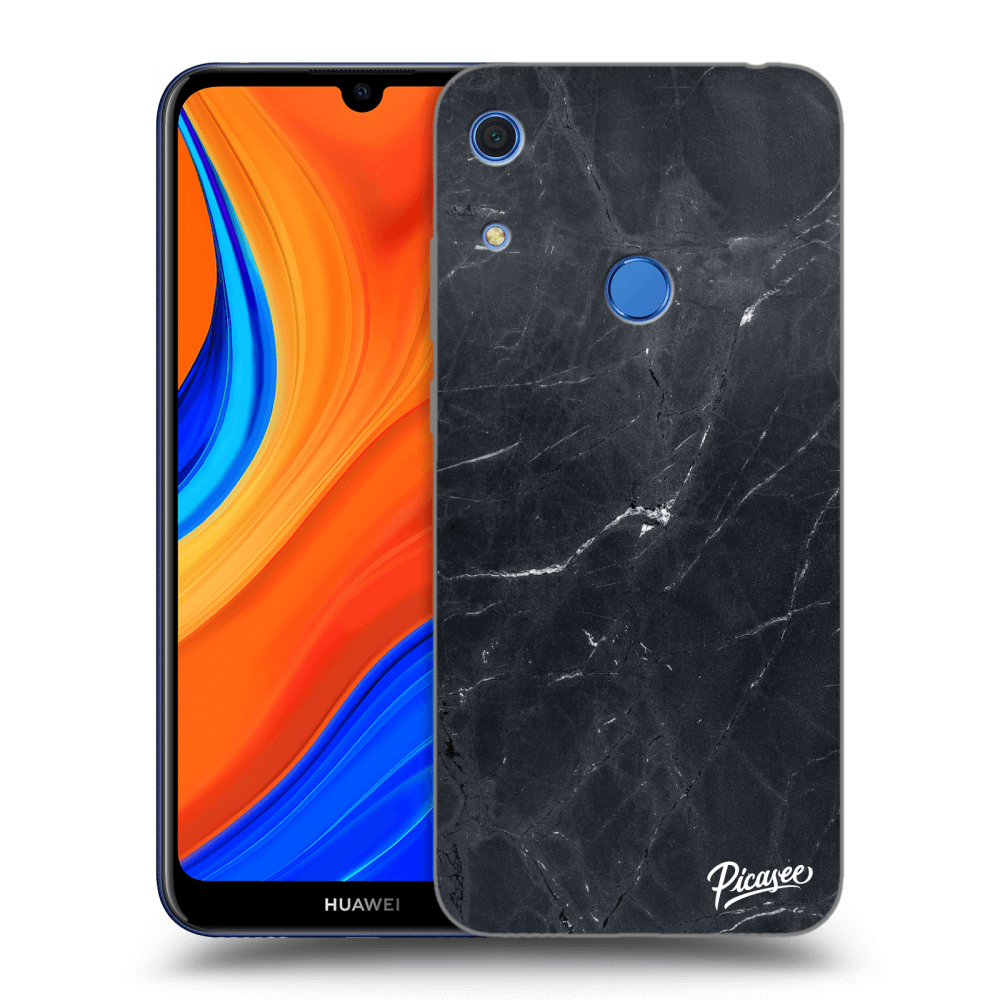 Picasee átlátszó szilikon tok az alábbi mobiltelefonokra Huawei Y6S - Black marble
