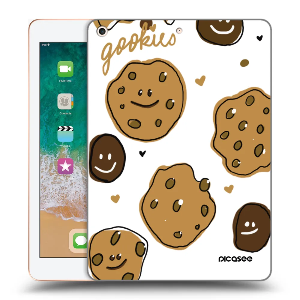 Picasee átlátszó szilikon tok az alábbi táblagépre Apple iPad 9.7" 2018 (6. gen) - Gookies