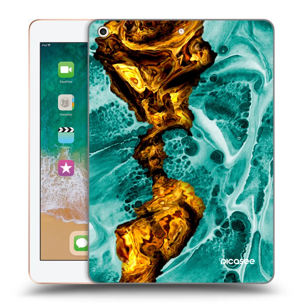 Picasee átlátszó szilikon tok az alábbi táblagépre Apple iPad 9.7" 2018 (6. gen) - Goldsky