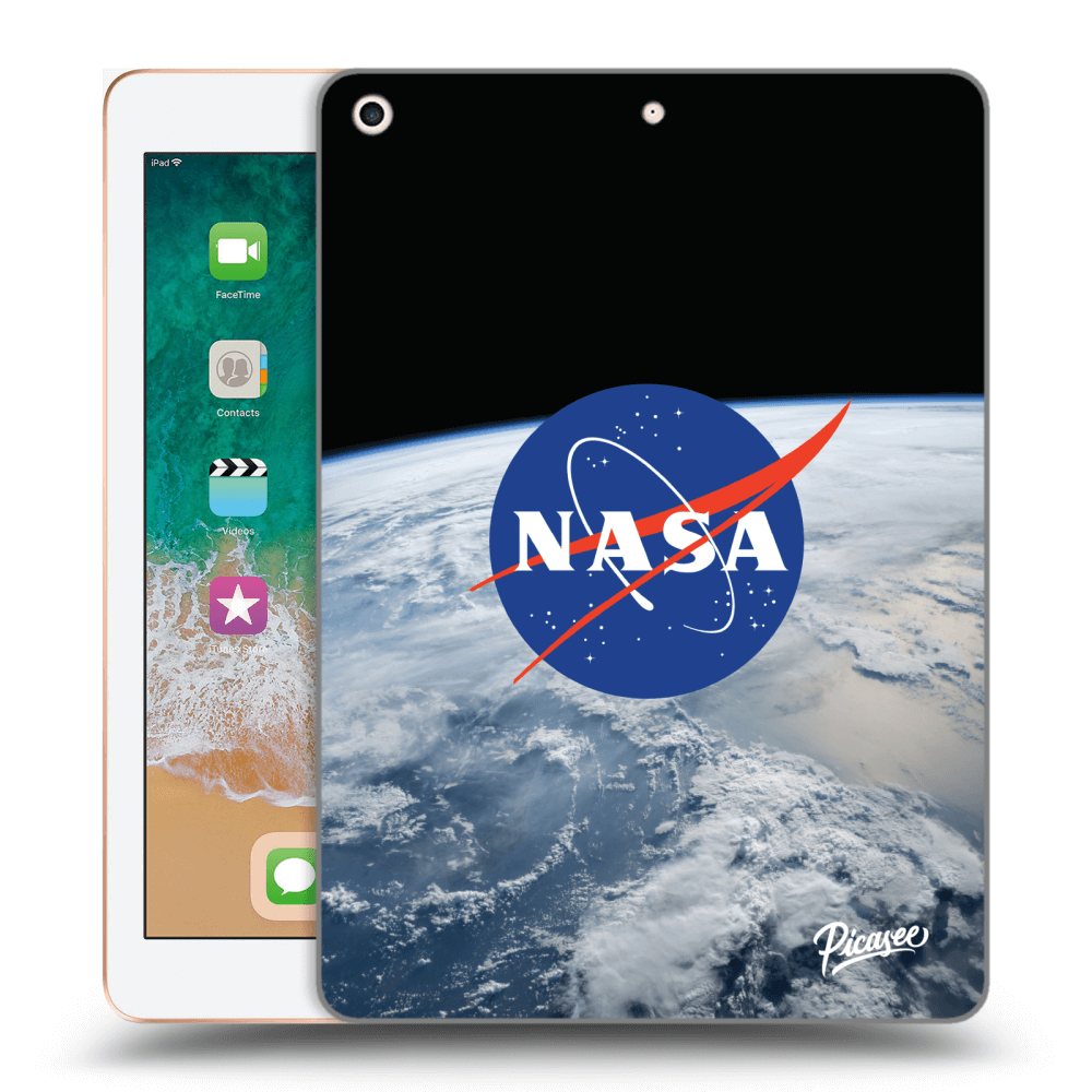Picasee átlátszó szilikon tok az alábbi táblagépre Apple iPad 9.7" 2018 (6. gen) - Nasa Earth