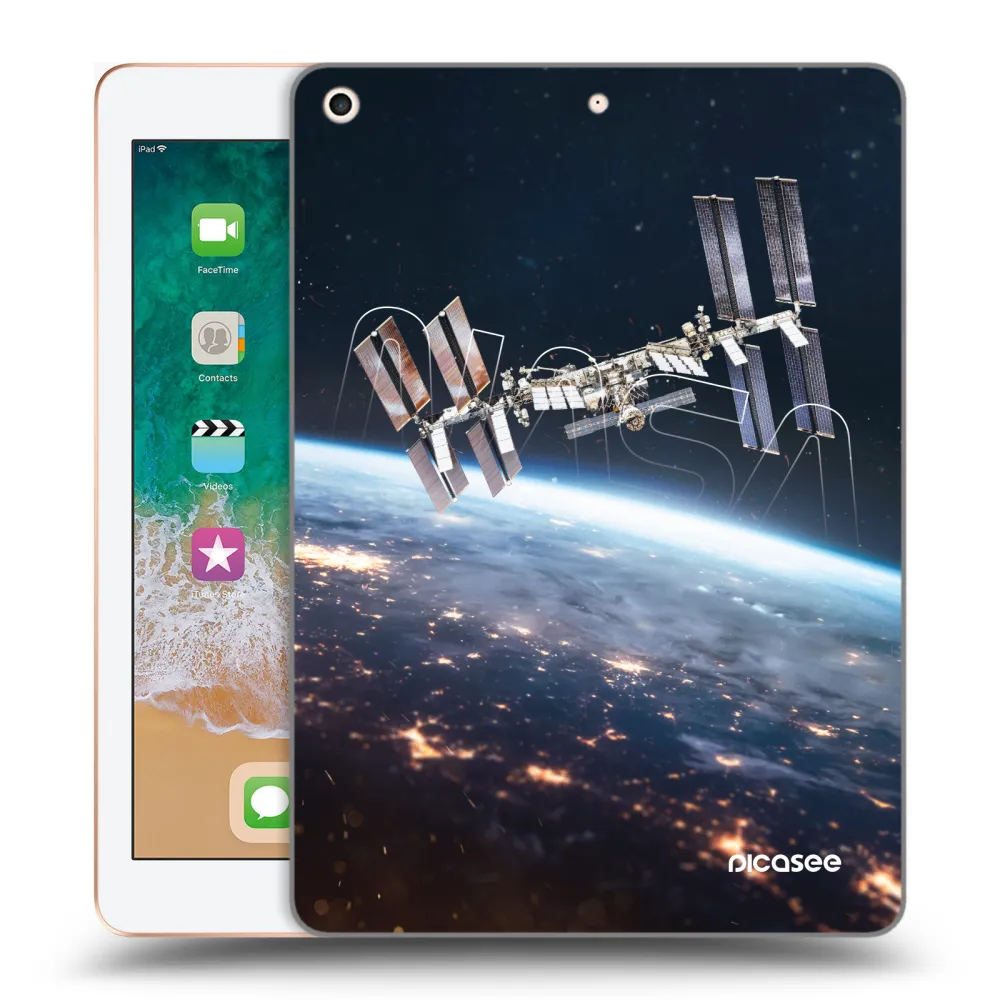 Picasee átlátszó szilikon tok az alábbi táblagépre Apple iPad 9.7" 2018 (6. gen) - Station