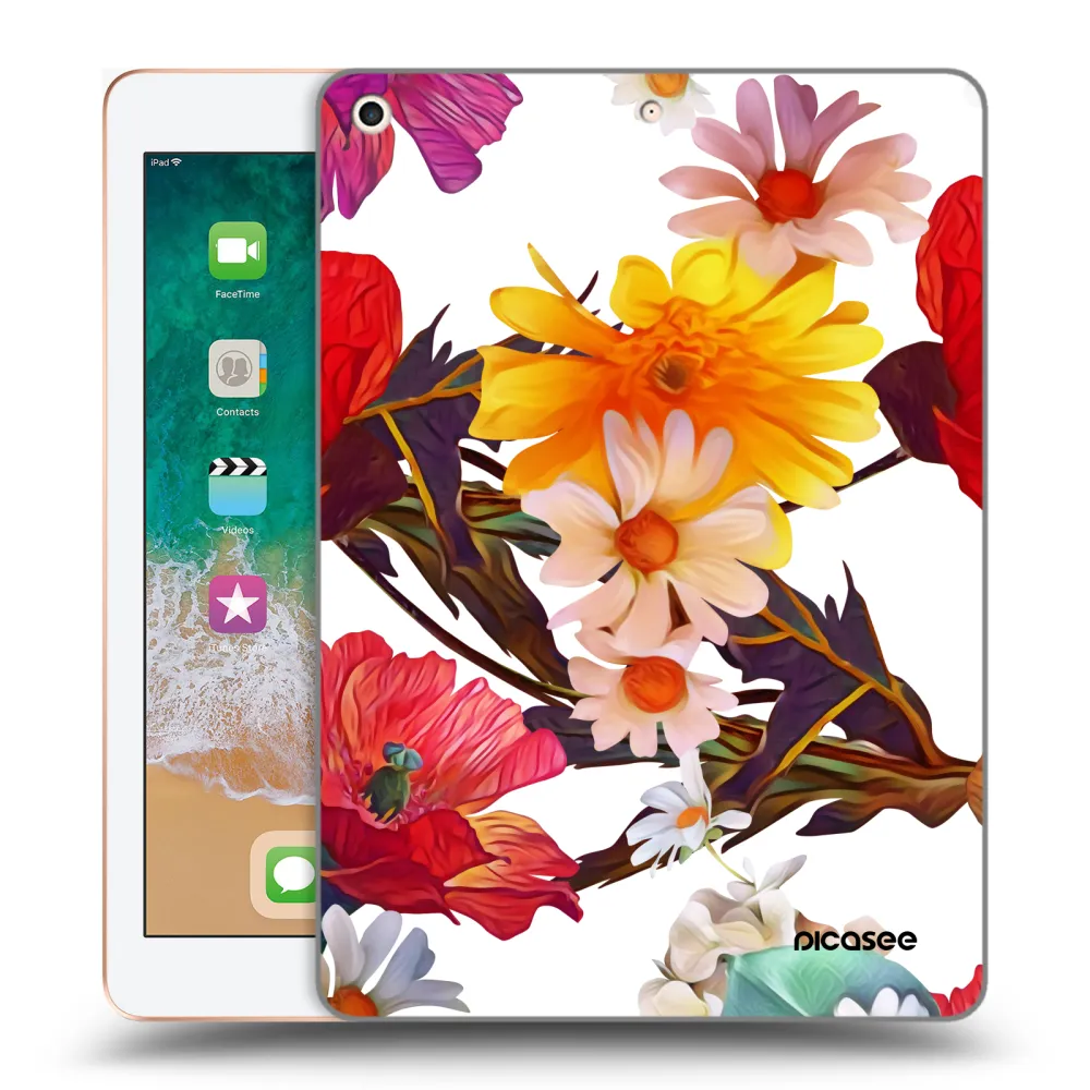 Picasee átlátszó szilikon tok az alábbi táblagépre Apple iPad 9.7" 2018 (6. gen) - Meadow
