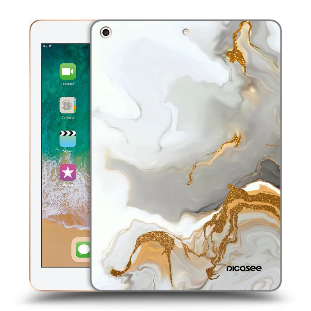 Picasee átlátszó szilikon tok az alábbi táblagépre Apple iPad 9.7" 2018 (6. gen) - Her
