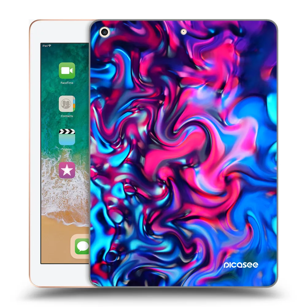 Picasee átlátszó szilikon tok az alábbi táblagépre Apple iPad 9.7" 2018 (6. gen) - Redlight