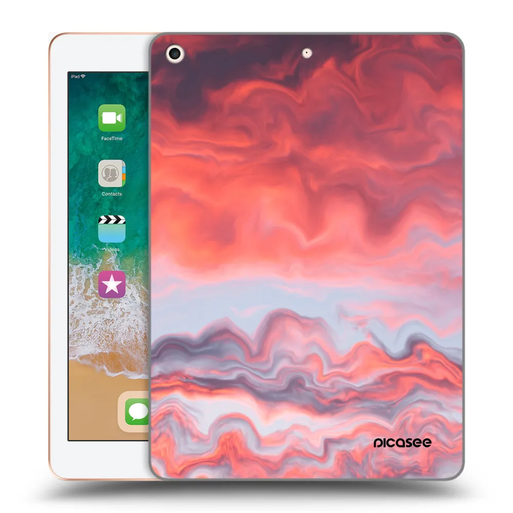 Picasee átlátszó szilikon tok az alábbi táblagépre Apple iPad 9.7" 2018 (6. gen) - Sunset