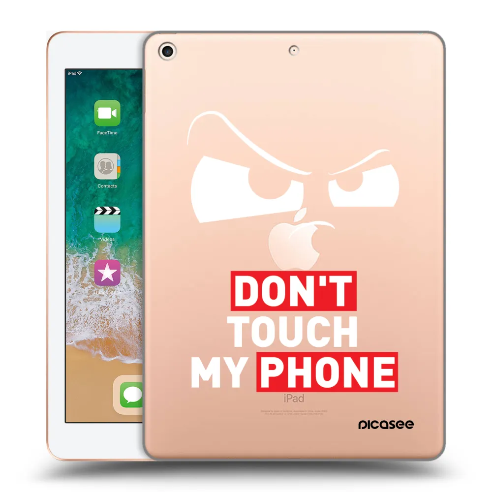 Picasee átlátszó szilikon tok az alábbi táblagépre Apple iPad 9.7" 2018 (6. gen) - Cloudy Eye - Transparent