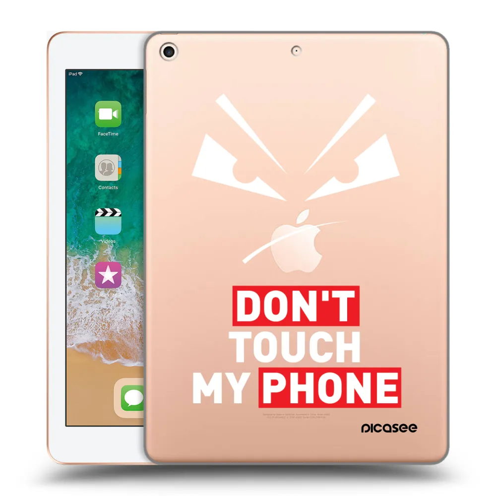 Picasee átlátszó szilikon tok az alábbi táblagépre Apple iPad 9.7" 2018 (6. gen) - Evil Eye - Transparent