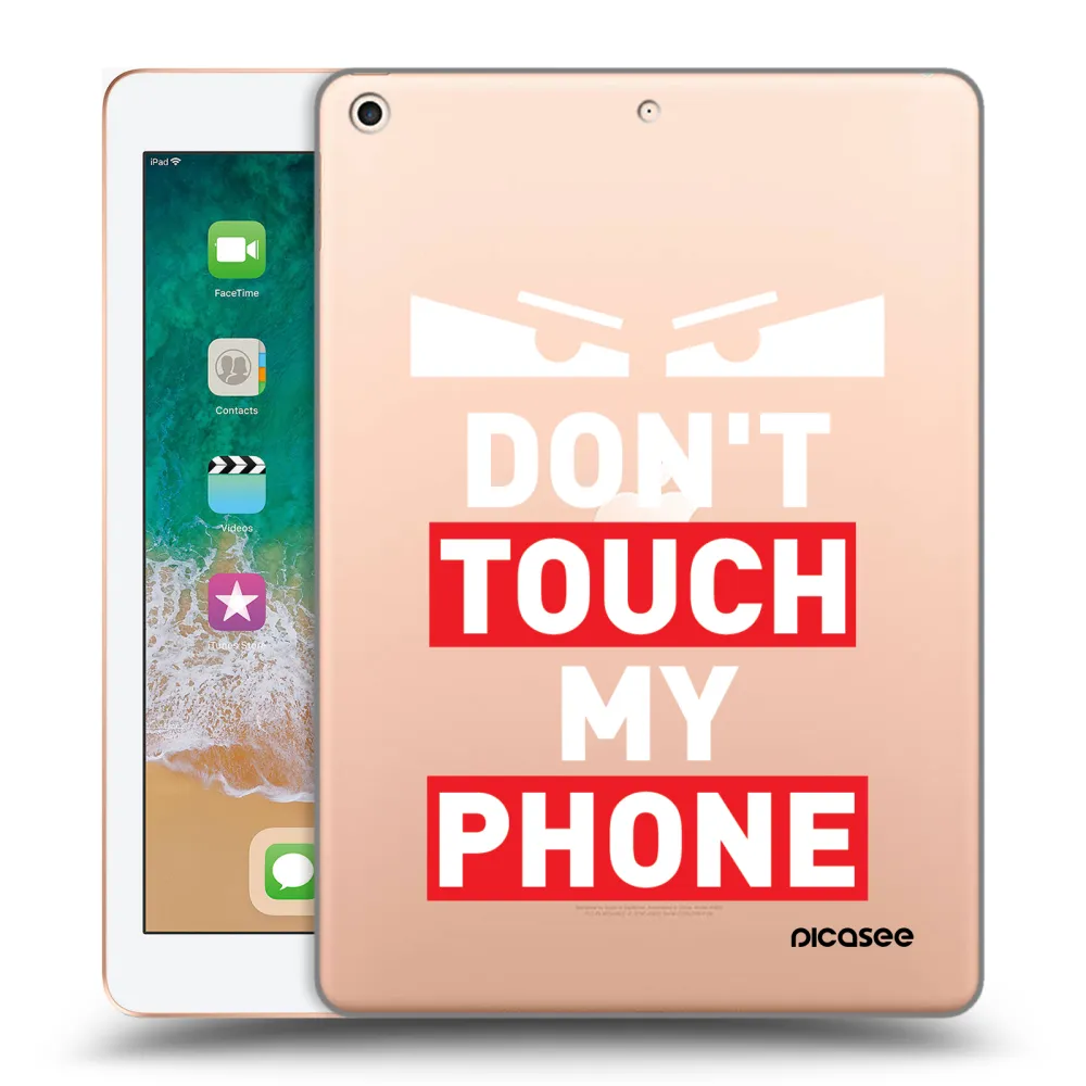Picasee átlátszó szilikon tok az alábbi táblagépre Apple iPad 9.7" 2018 (6. gen) - Shadow Eye - Transparent