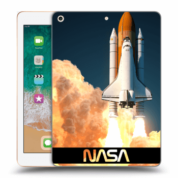 Picasee átlátszó szilikon tok az alábbi táblagépre Apple iPad 9.7" 2018 (6. gen) - Space Shuttle