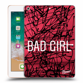 Picasee átlátszó szilikon tok az alábbi táblagépre Apple iPad 9.7" 2018 (6. gen) - Bad girl