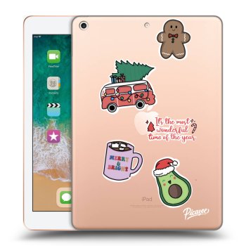 Tok az alábbi táblagépre Apple iPad 9.7" 2018 (6. gen) - Christmas Stickers