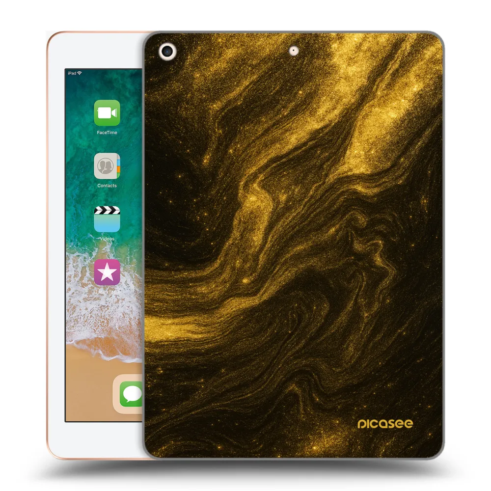 Picasee átlátszó szilikon tok az alábbi táblagépre Apple iPad 9.7" 2018 (6. gen) - Black