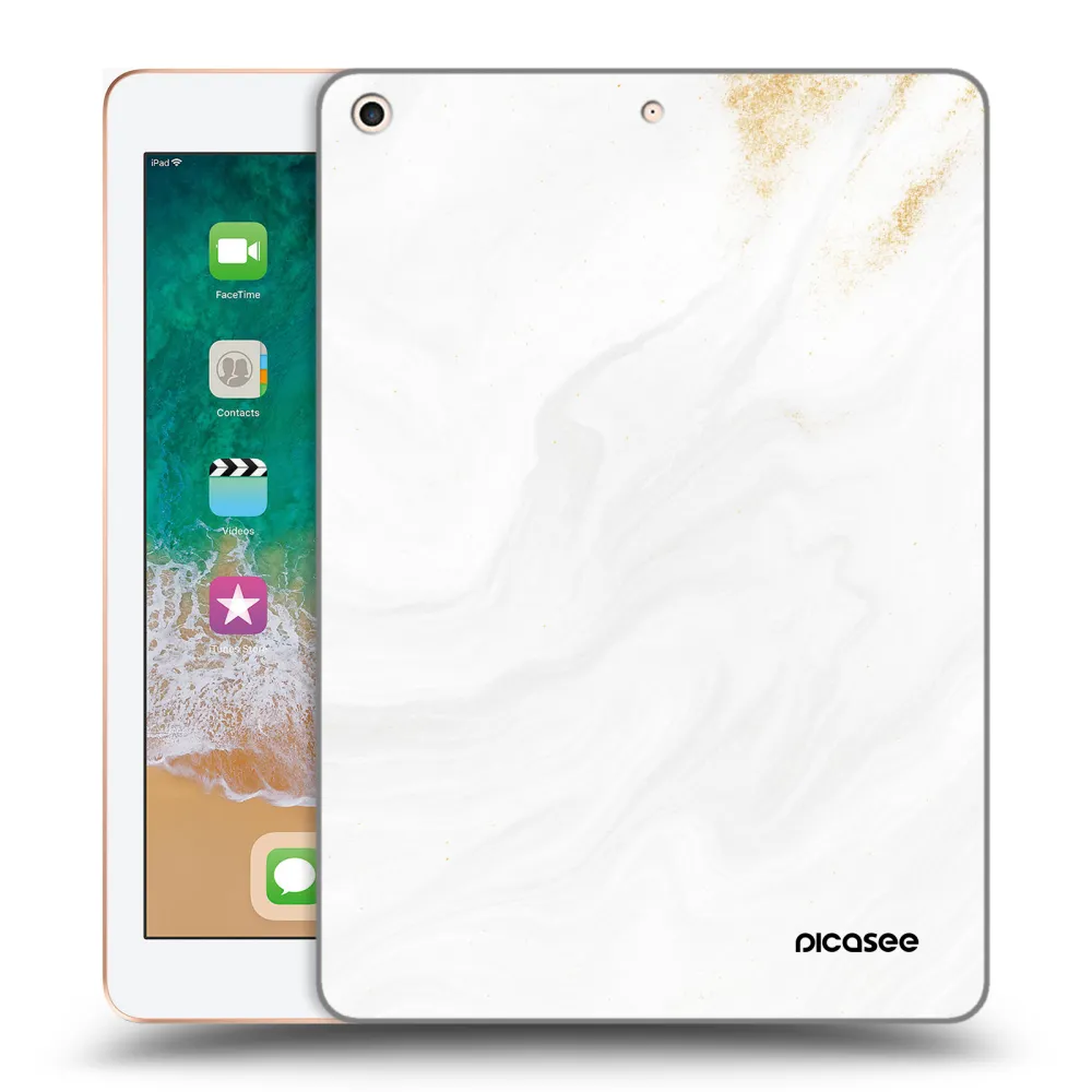 Picasee átlátszó szilikon tok az alábbi táblagépre Apple iPad 9.7" 2018 (6. gen) - White