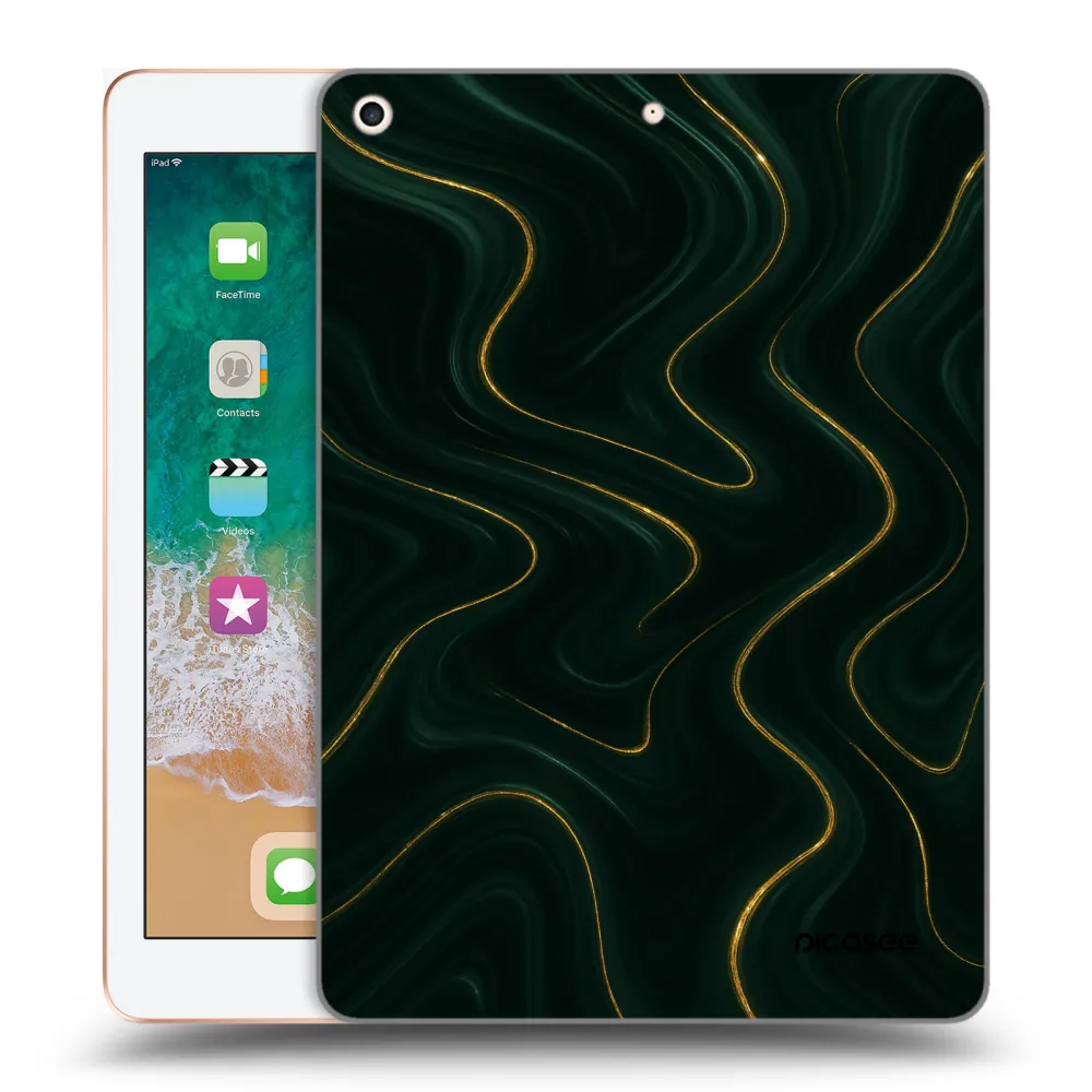 Picasee átlátszó szilikon tok az alábbi táblagépre Apple iPad 9.7" 2018 (6. gen) - Vawes