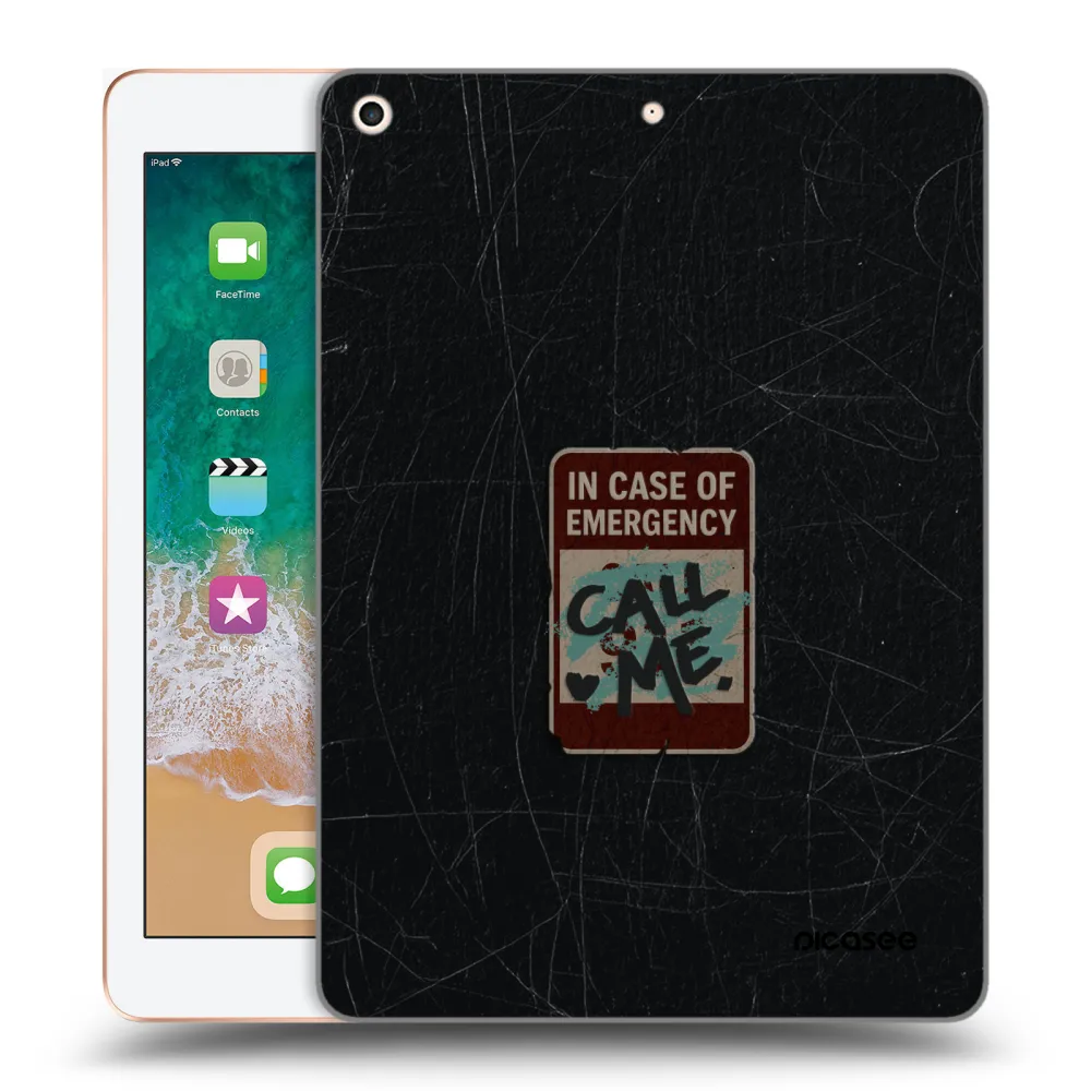 Picasee átlátszó szilikon tok az alábbi táblagépre Apple iPad 9.7" 2018 (6. gen) - EMERGENCY
