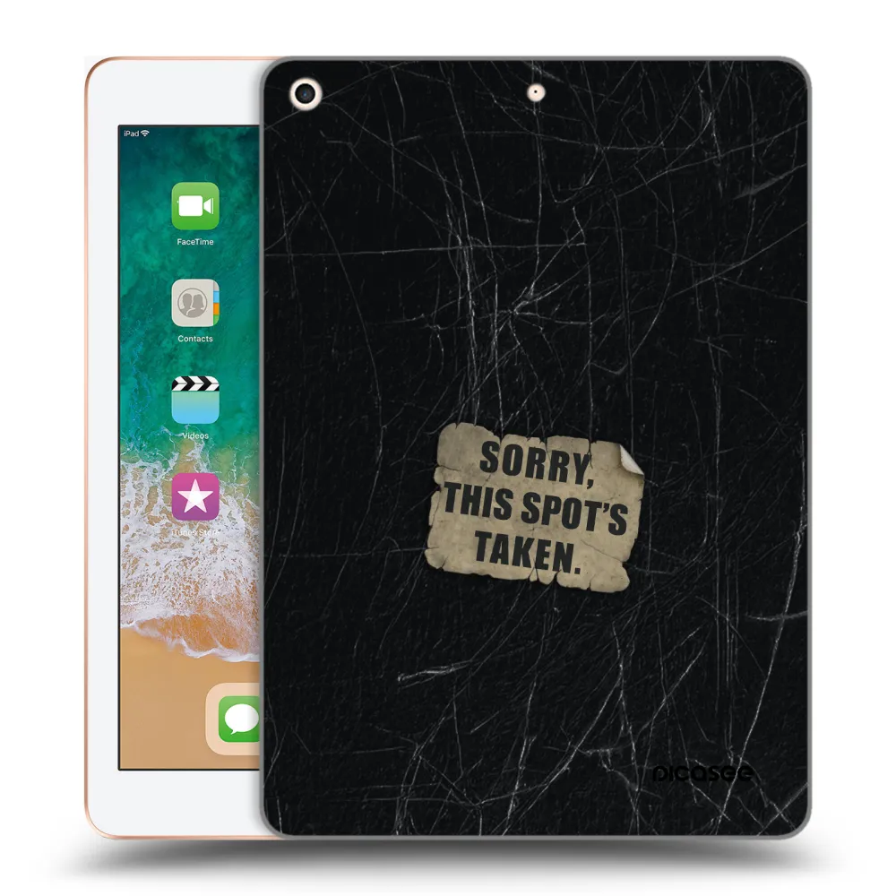 Picasee átlátszó szilikon tok az alábbi táblagépre Apple iPad 9.7" 2018 (6. gen) - SORRY