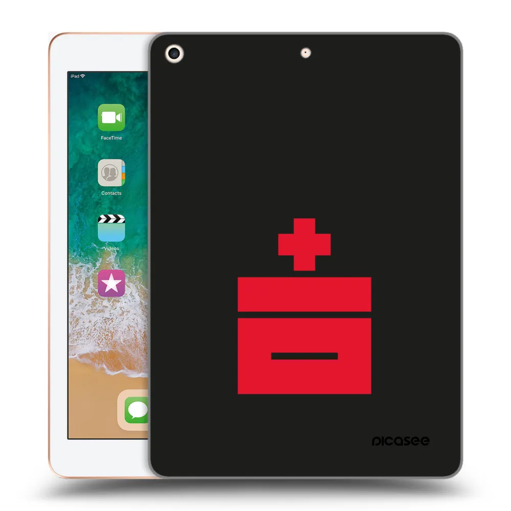 Picasee átlátszó szilikon tok az alábbi táblagépre Apple iPad 9.7" 2018 (6. gen) - Le Plastenciaga