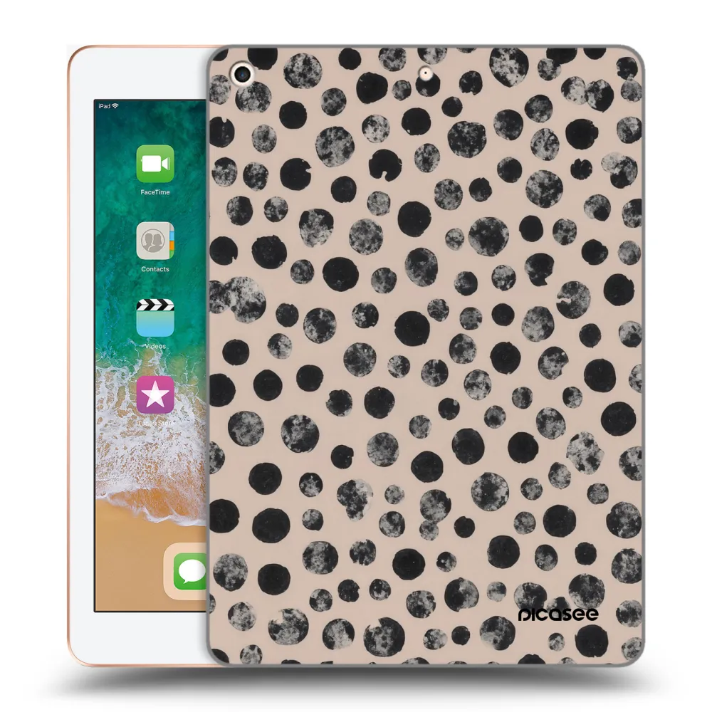 Picasee átlátszó szilikon tok az alábbi táblagépre Apple iPad 9.7" 2018 (6. gen) - Dots