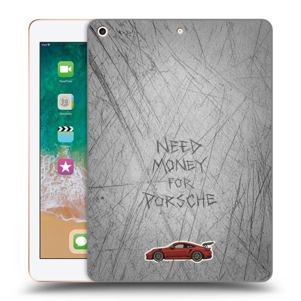 Picasee átlátszó szilikon tok az alábbi táblagépre Apple iPad 9.7" 2018 (6. gen) - Garage Scratch