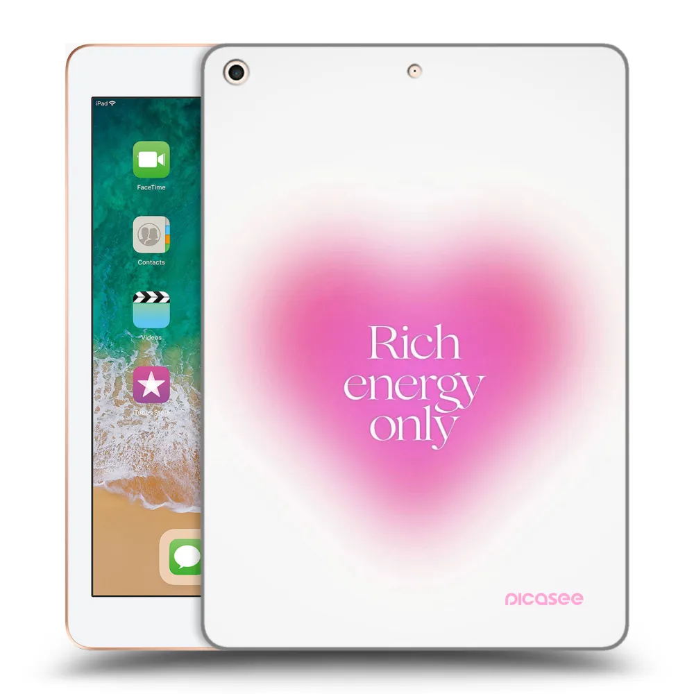Picasee átlátszó szilikon tok az alábbi táblagépre Apple iPad 9.7" 2018 (6. gen) - Rich Energy