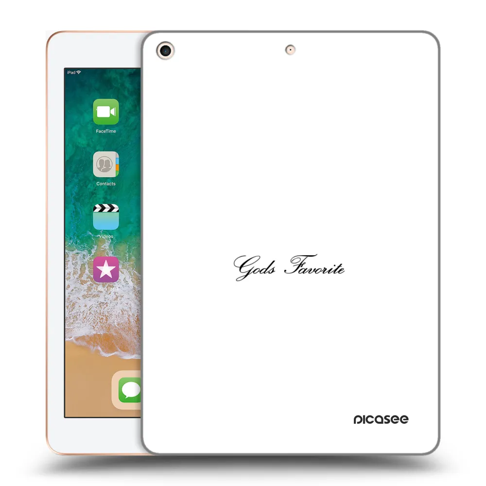 Picasee átlátszó szilikon tok az alábbi táblagépre Apple iPad 9.7" 2018 (6. gen) - Gods Favorite