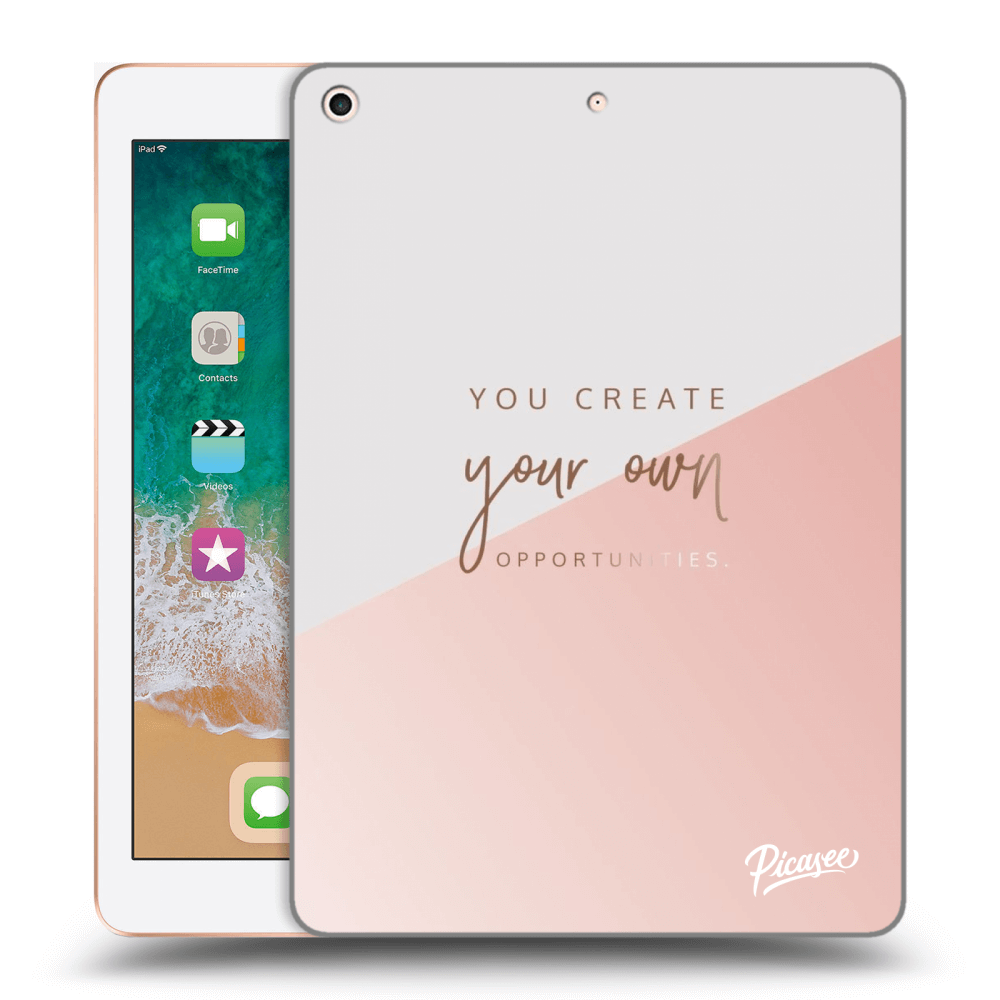 Picasee átlátszó szilikon tok az alábbi táblagépre Apple iPad 9.7" 2018 (6. gen) - You create your own opportunities