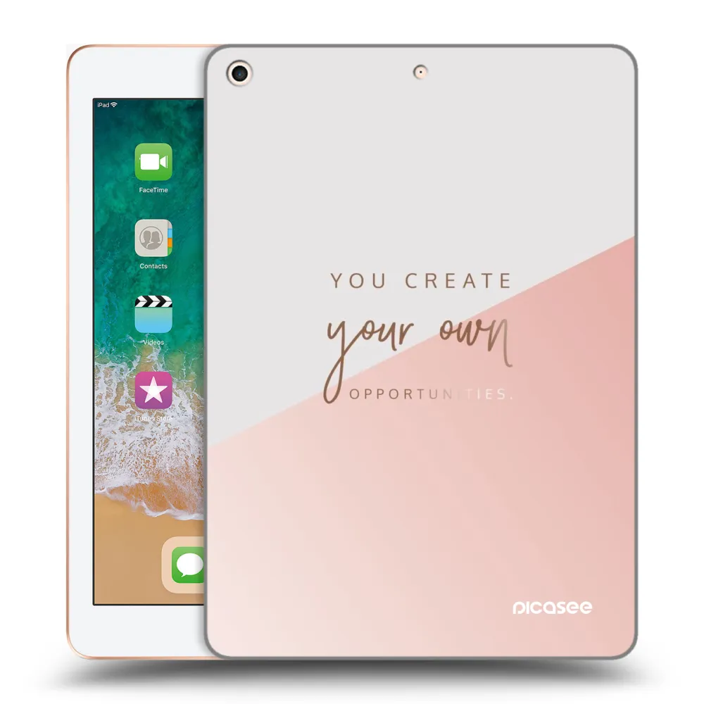 Picasee átlátszó szilikon tok az alábbi táblagépre Apple iPad 9.7" 2018 (6. gen) - You create your own opportunities