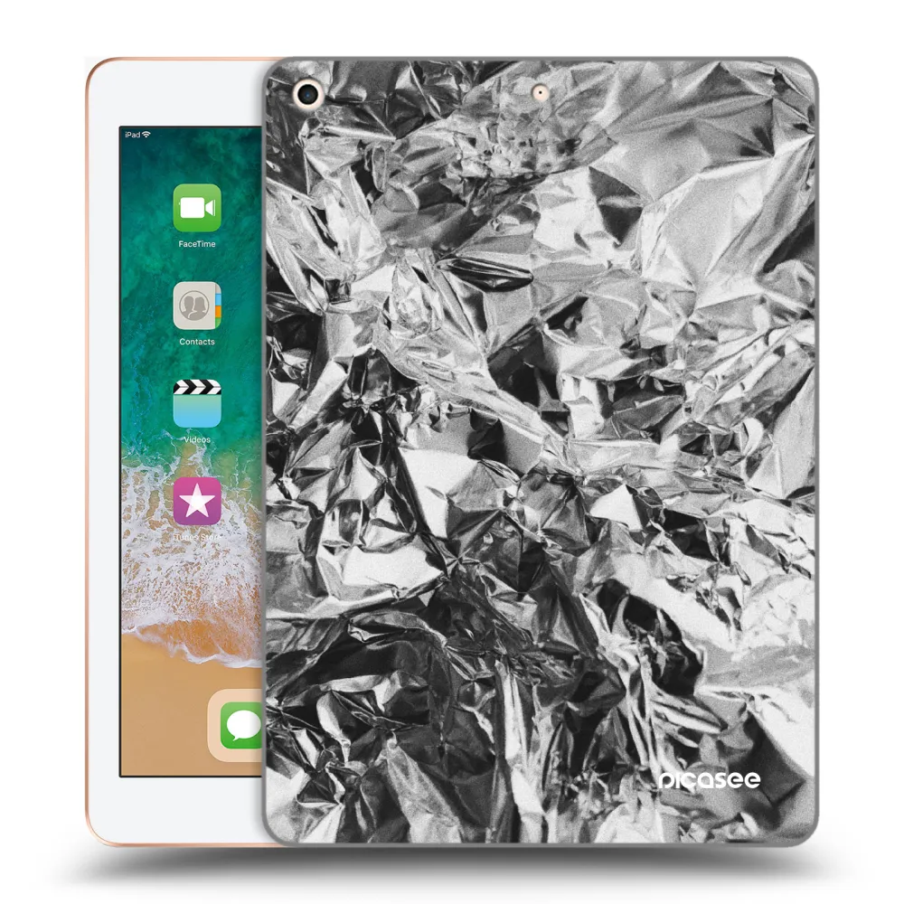 Picasee átlátszó szilikon tok az alábbi táblagépre Apple iPad 9.7" 2018 (6. gen) - Chrome