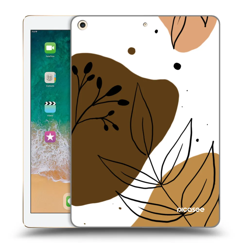 Picasee átlátszó szilikon tok az alábbi táblagépre Apple iPad 9.7" 2017 (5. gen) - Boho style
