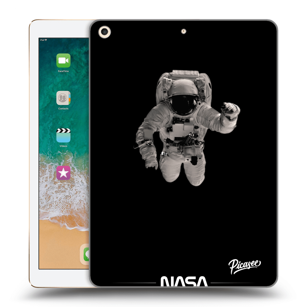 Picasee átlátszó szilikon tok az alábbi táblagépre Apple iPad 9.7" 2017 (5. gen) - Astronaut Minimal