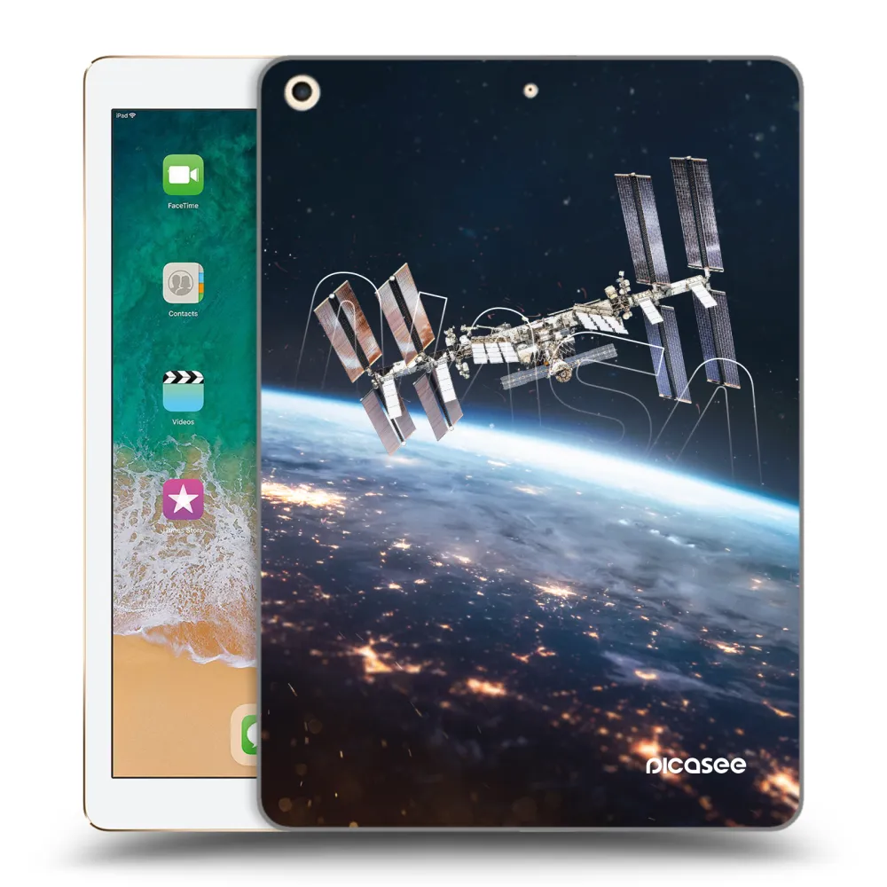 Picasee átlátszó szilikon tok az alábbi táblagépre Apple iPad 9.7" 2017 (5. gen) - Station