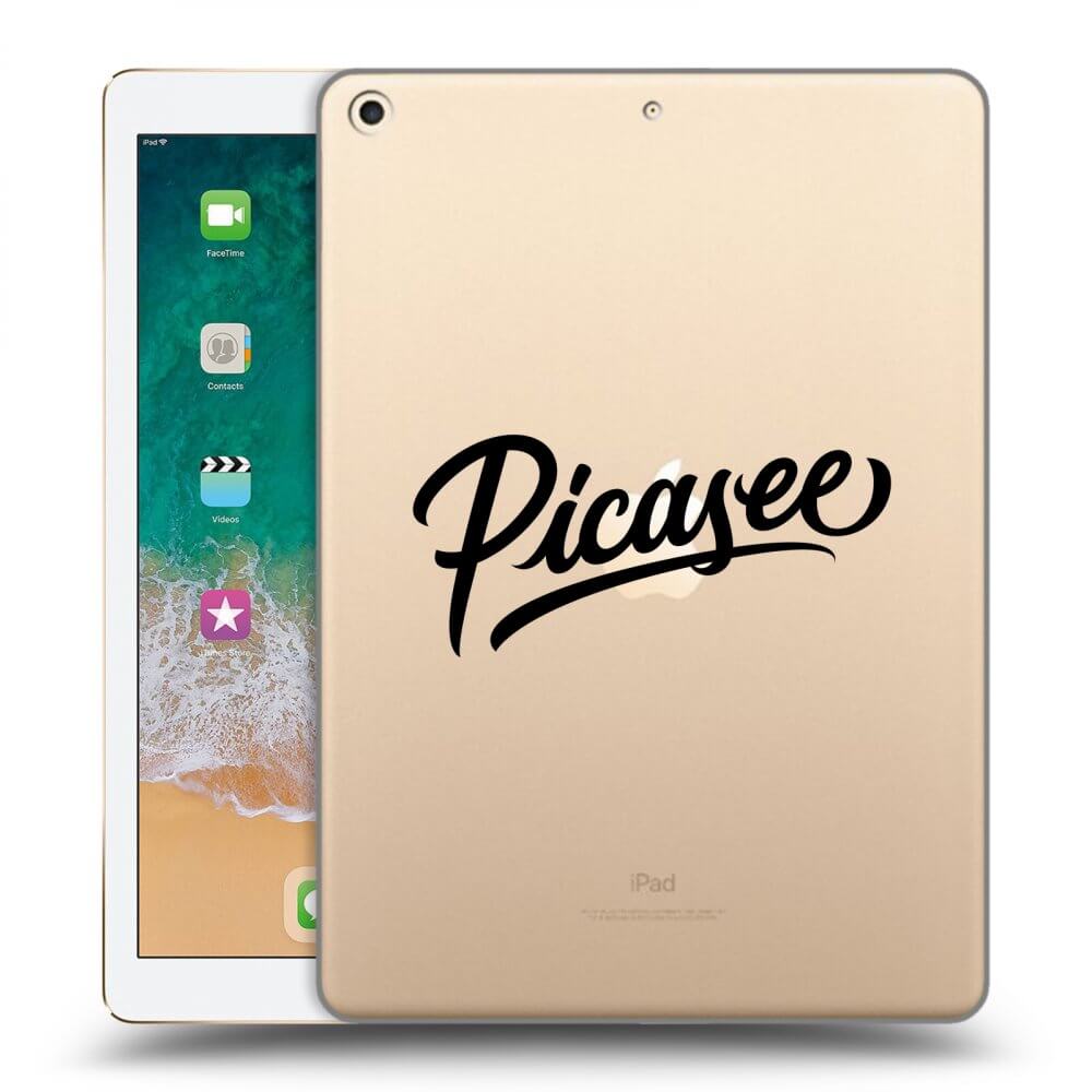 Picasee átlátszó szilikon tok az alábbi táblagépre Apple iPad 9.7" 2017 (5. gen) - Picasee - black
